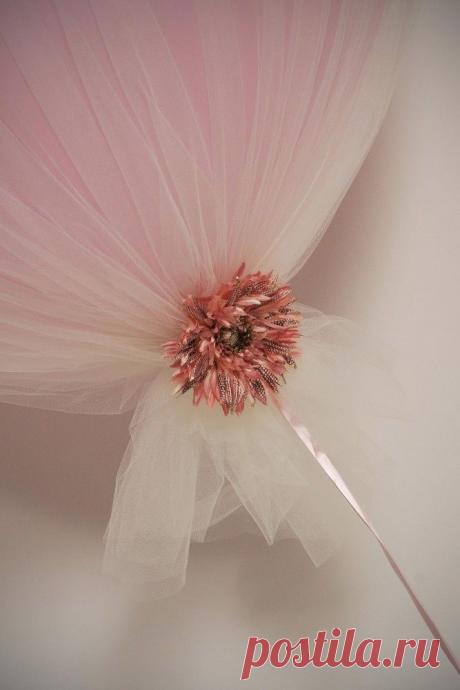 Декорирование воздушных шаров сеткой или органзой (подборка) / Праздничный декор /