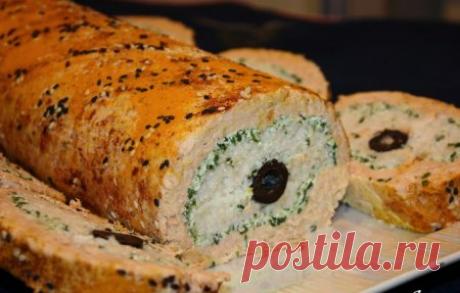 Рыбный рулет из филе рыбы. Рыбный закусочный рулет.