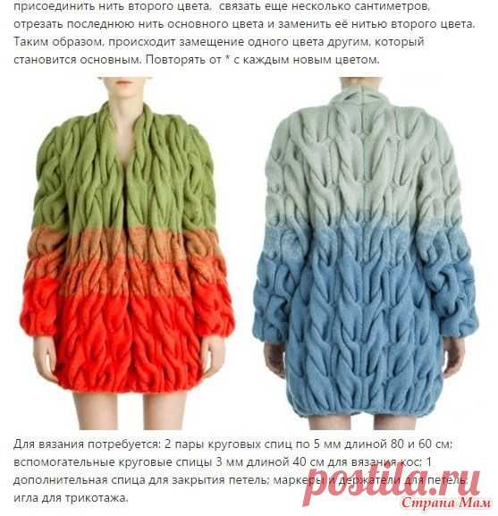 Самый популярный вязаный кардиган от Лало Долидзе - Вязание - Страна Мам
