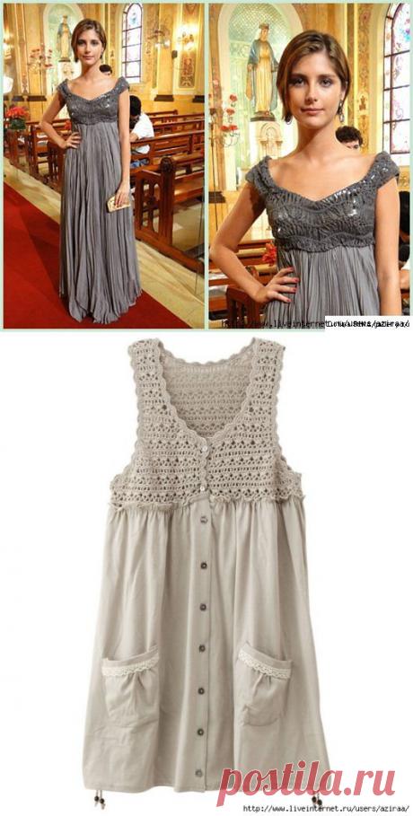 КОМБИНИРОВАННЫЕ МОДЕЛИ- КРЮЧОК И ТКАНЬ | Записи в рубрике КОМБИНИРОВАННЫЕ МОДЕЛИ- КРЮЧОК И ТКАНЬ | Дневник koketka1255