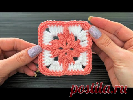 САМЫЙ КРАСИВЫЙ КРЮЧКОМ КВАДРАТ В МИРЕ
