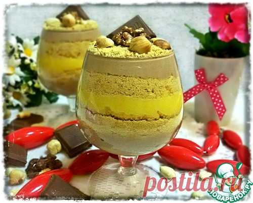 Шоколадно-апельсиновый десерт - кулинарный рецепт