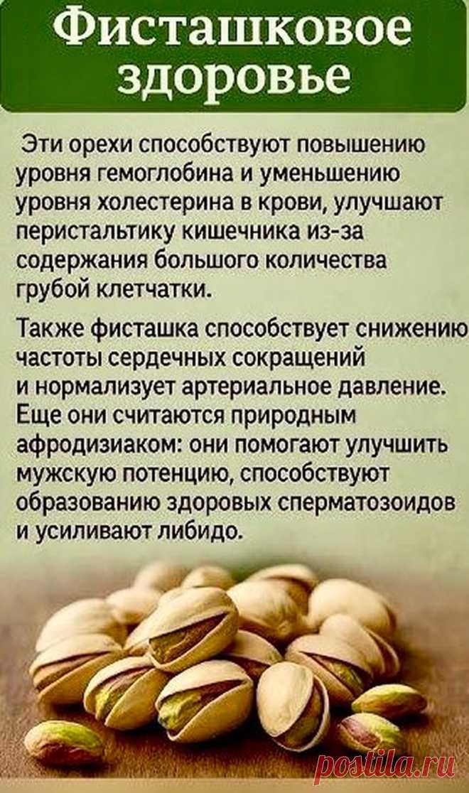 Фисташковое здоровье