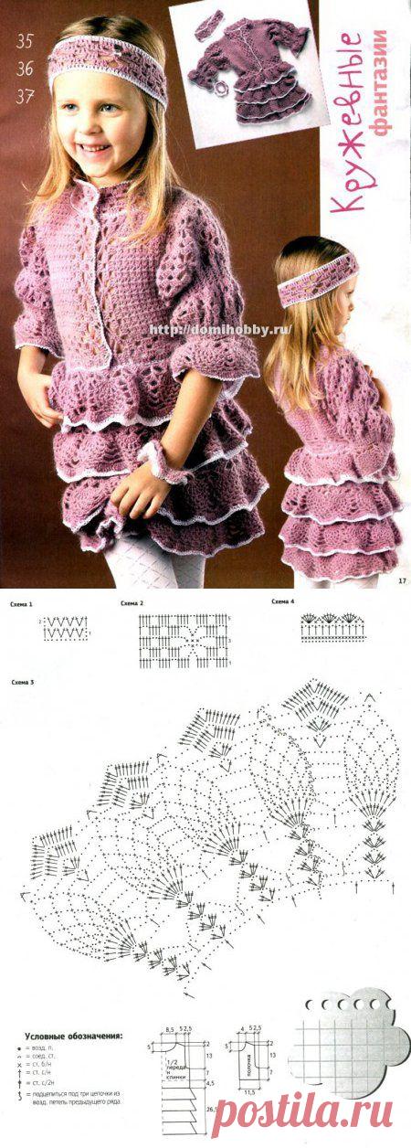 для девочки с кружевными оборками