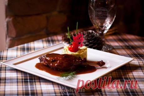 Томленая утиная ножка из ресторана «Шотландская клетка». Рецепты от шефа