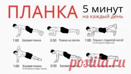 Что произойдёт с вами, если вы будете делать планку каждый день