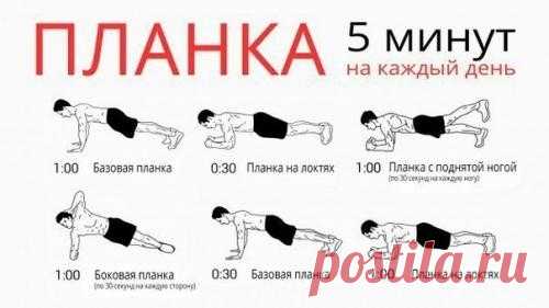 Что произойдёт с вами, если вы будете делать планку каждый день
