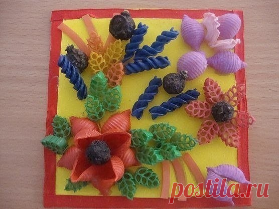 Поделки из макарон