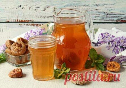 Компот из инжира на зиму