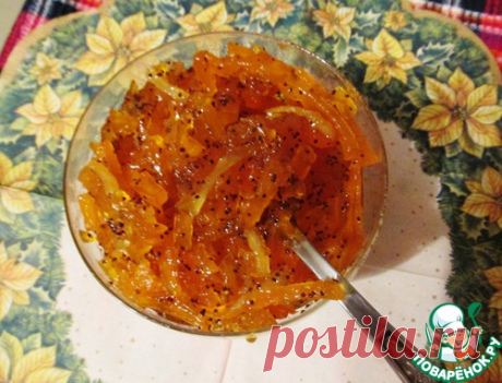 Варенье из тыквы с имбирем и маком – кулинарный рецепт