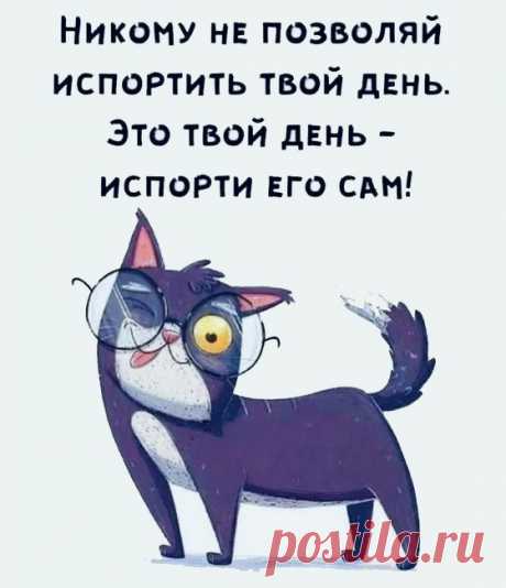 Никому не позволяй испортить твой день (открытка 1161): Бесплатные картинки &amp;#8226; Открытки Топ