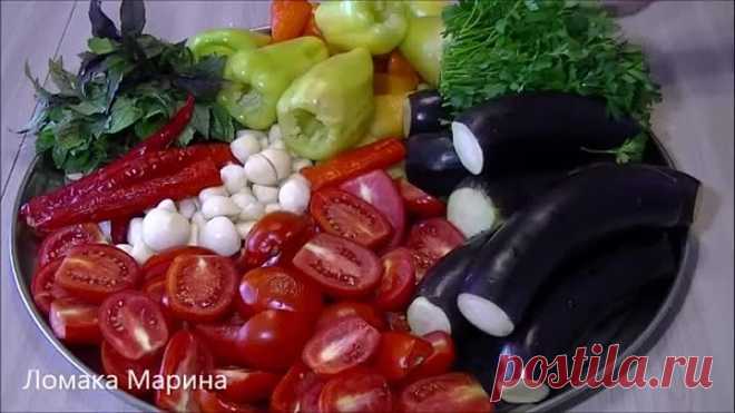 Баклажаны в аджике на зиму