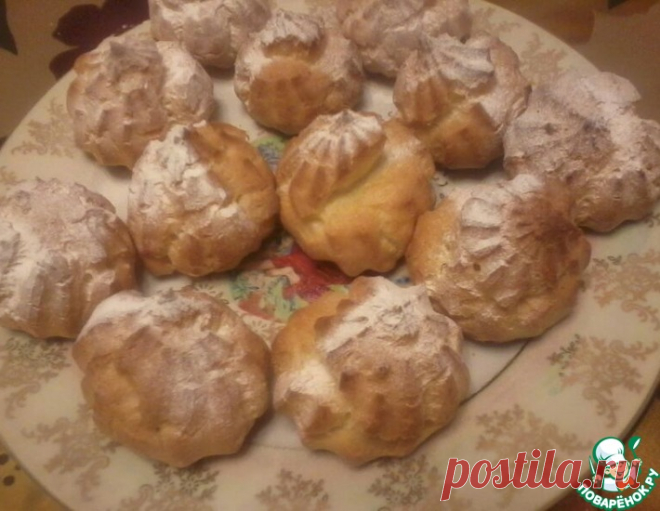 Заварные пирожные на рисовой муке – кулинарный рецепт