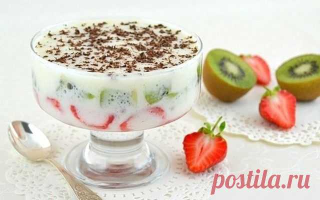 ФРУКТЫ В ЗЕФИРНОМ КРЕМЕ