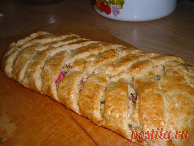 Пирог с сыром и крабовыми палочками - Простые рецепты Овкусе.ру