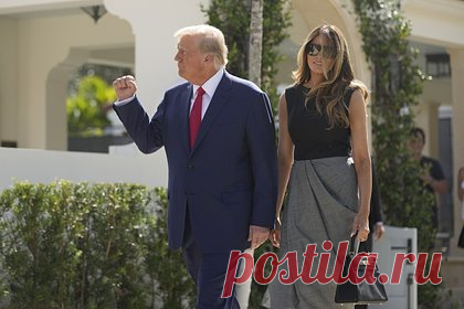 Мелания Трамп пришла на выборы в наряде за миллионы рублей. Бывшая первая леди США, фотомодель и дизайнер Мелания Трамп пришла на выборы в наряде за миллионы рублей. Для выхода в свет она выбрала черно-серое платье приталенное длины миди бренда Alexander McQueen за 1990 долларов, а также черные лодочки Christian Louboutin за 795 долларов.