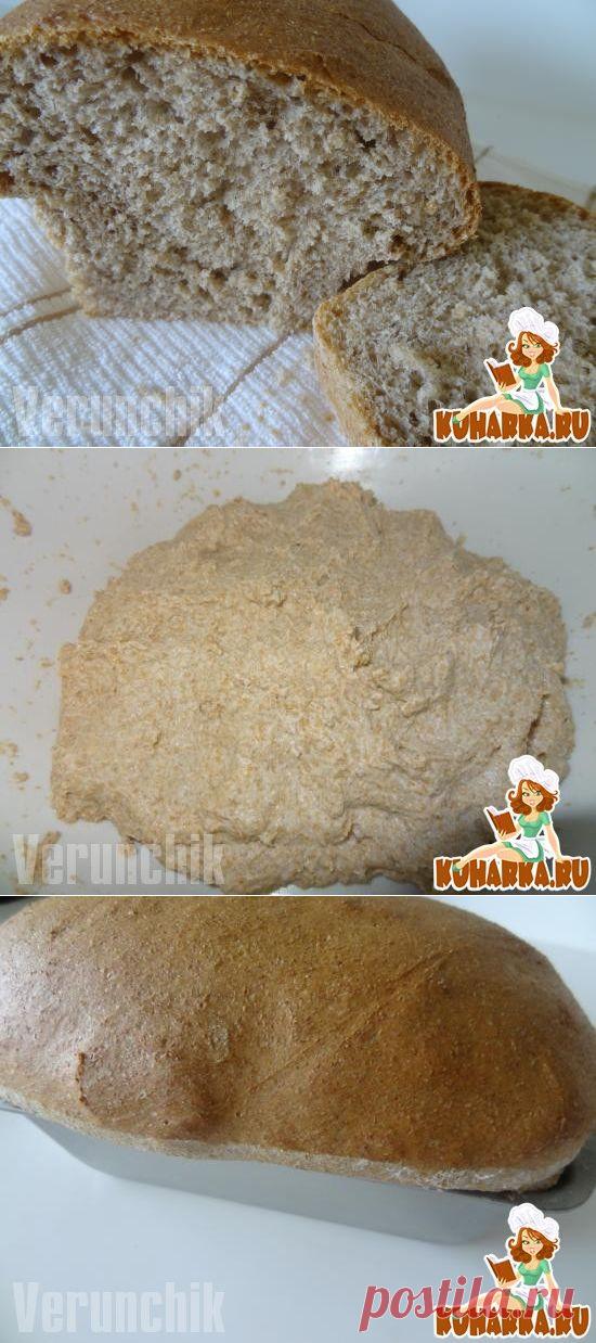 Рецепт: Нормальный советский "черный хлеб" без затей