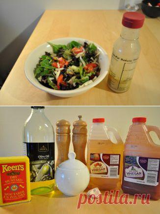 Заправка для салата - рецепт с фотографиями