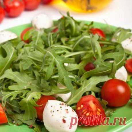 Салат с моцареллой и руколой рецепт – итальянская кухня, вегетарианская еда: салаты