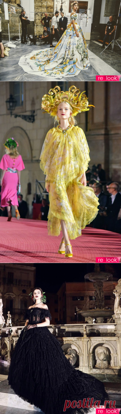 Уникальный показ Alta Moda от Dolce &amp; Gabbana в Палермо