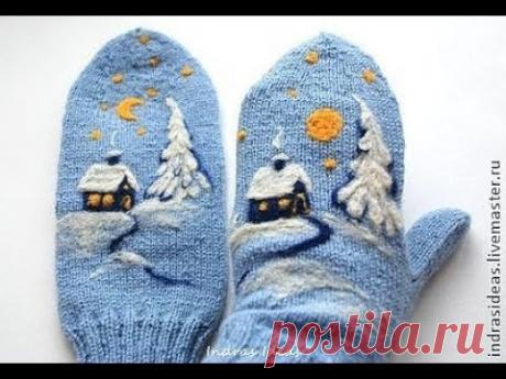 Вязаные Варежки - 2019 / Knitted Mittens / Strickhandschuhe / Guanti a maglia