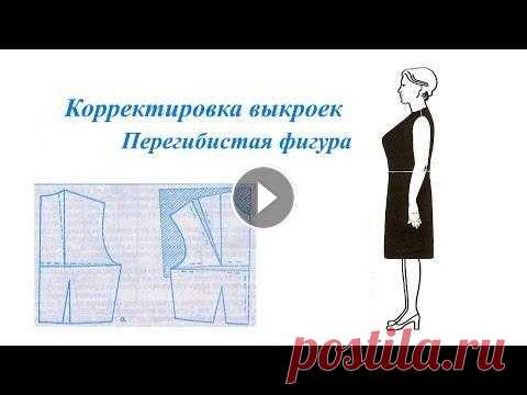 Корректировка выкройки для перегибистой фигуры Корректировка выкройки для перегибистой фигуры. Спинка меньше переда (большая грудь прямая спина) Наша группа ВК...