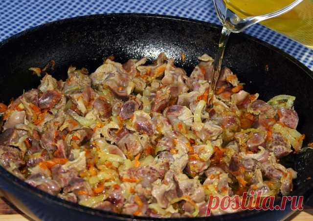 КУРИНЫЕ ЖЕЛУДКИ ПО-БЫСТРОМУ
