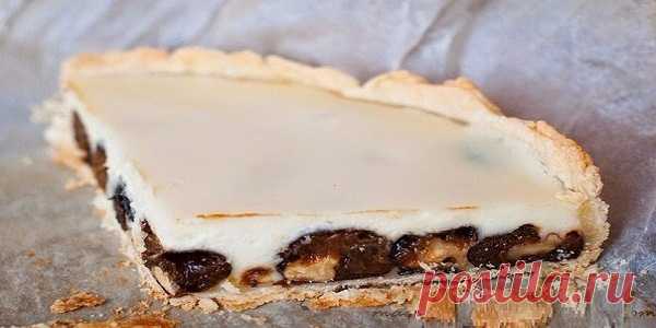 Сказочный пирог с черносливом и сметаной…. Это что-то волшебное!!!  Вы помните в детстве десерт, чернослив с орехами , со сметаной ? Вот это тот самый вкус !