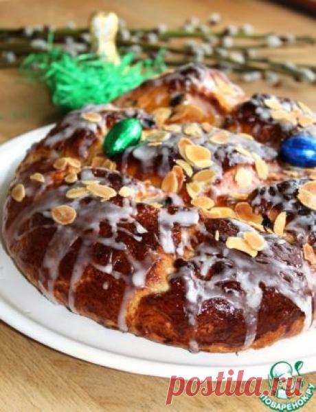 Немецкий пасхальный хлеб.