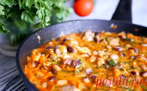Простая курица, но покоряет сразу: готовим с луковой поджаркой и фасолью - БУДЕТ ВКУСНО! - медиаплатформа МирТесен