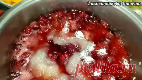ДВУХСЛОЙНОЕ ВАРЕНЬЕ-ДЕСЕРТ! Малина- Киви, Малина-Персик