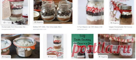 diy hot cocoa mix in a jar - Google Търсене
