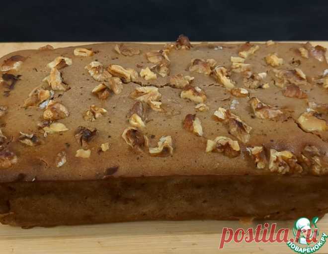 Сладкий банановый хлеб с какао – кулинарный рецепт