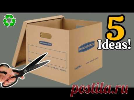 Super Beautiful but Low-Cost! 5 Best DIY Space-Saving Craft Ideas from Waste Material ♻️DIY _Basket