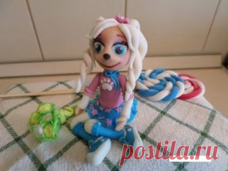 Роза Барбоскина - лепим из мастики !