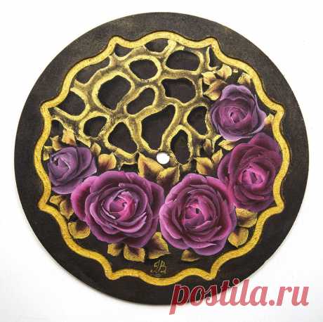 Рисунки плоской кистью от Юлии Белей