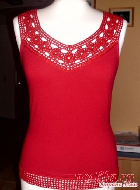 Крючок+ ткань. Идеи для вдохновения. Часть №2 - Все в ажуре... (вязание крючком) - Страна Мам