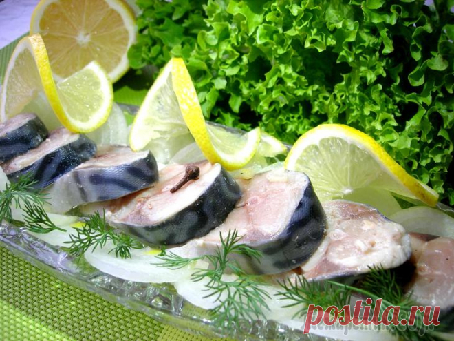 Скумбрия, маринованная по-домашнему Рыба, в качестве закуски всегда уместна к любому застолью. Скумбрия очень нежная и ароматная рыбка, которая идеальна для засолки. С этим рецептом маринованной скумбрии справится даже начинающий кулина...