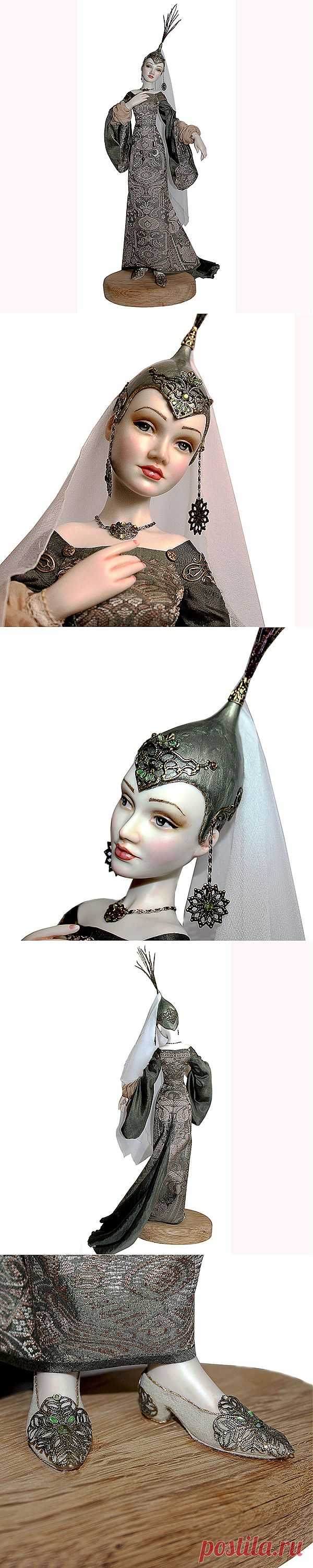 Фарфоровая авторская кукла "Роксолана" - магазин Лавка Рукодельников