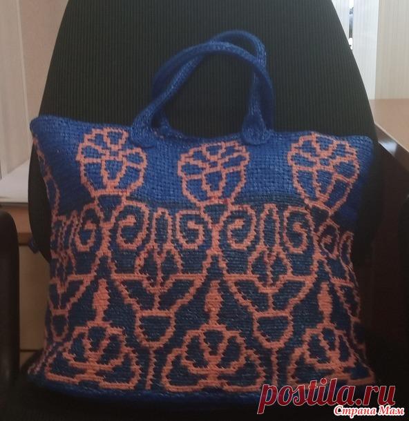 Вязанная сумка из пакетов - Вязание - Страна Мам