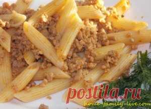 Макароны под соусом болоньез/Сайт с пошаговыми рецептами с фото для тех кто любит готовить