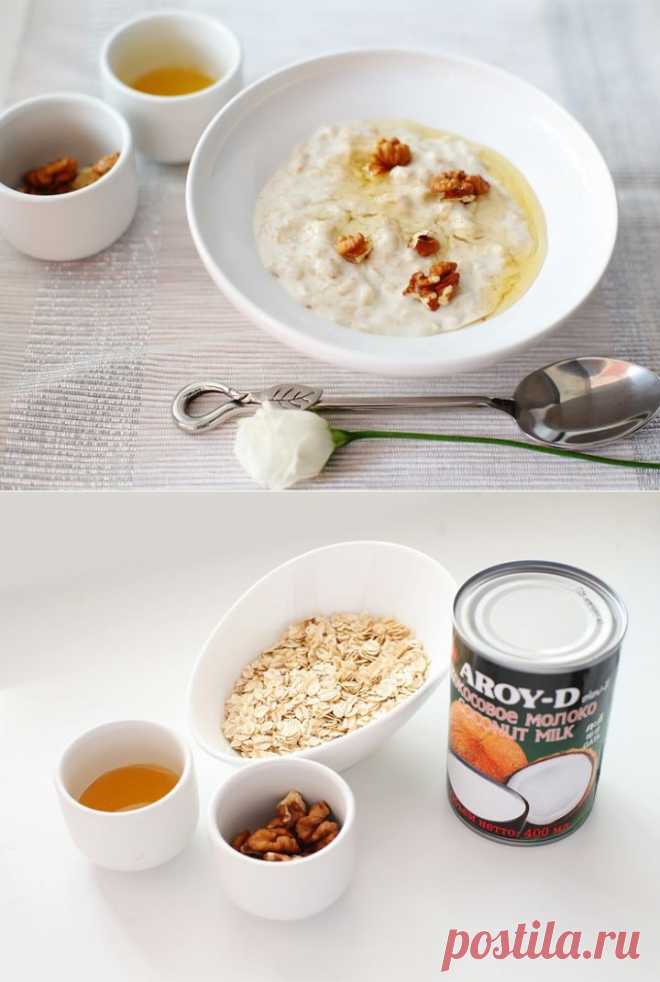 Овсяная каша на кокосовом молоке рецепт: как приготовить - рецепт приготовления, фото и состав | Леди@Mail.Ru