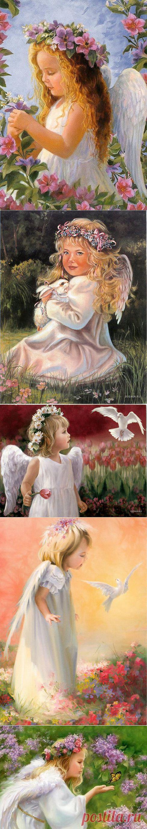 ЦВЕТЫ И АНГЕЛЫ-НЕБЕСНЫЕ СОЗДАНЬЯ....