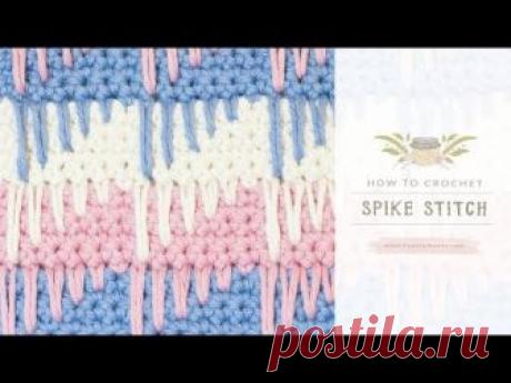 Узор крючком «Шиповник». Видео МК