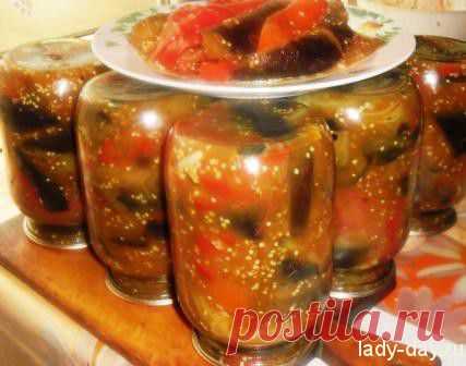 Салат из баклажанов | Простые рецепты с фото