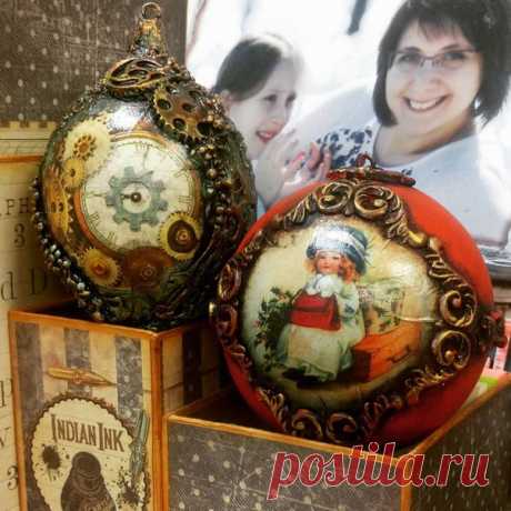 Завтра в 17.00 творим Новогодние Шары в очень разных техниках. Нас будет семеро, но ещё пара стульев свободны. Хотите с нами? В 17.00 в студии декора Дианы Январевой в Москве по адресу Большая Семёновская улица 42 стр 1 территория МИЗ. Телефон 89151535606.