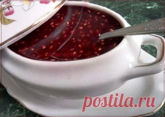 Варенье из малины на зиму По рецепту быстрая варка малины в сиропе в один прием, ягоды в готовом варенье, в основном целые и не разваренные, они полностью сохраняют полезные качества