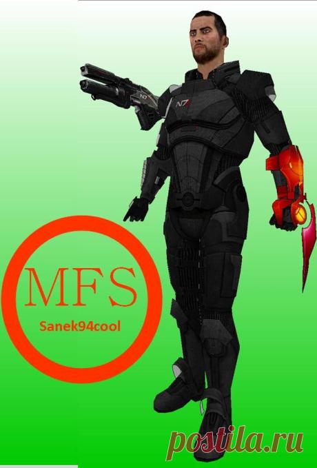 Male Commander Shepard Papercraft (Mass Effect 3) Finally it's finished! Scaled to XenonRay's Mass Effect models. Download -