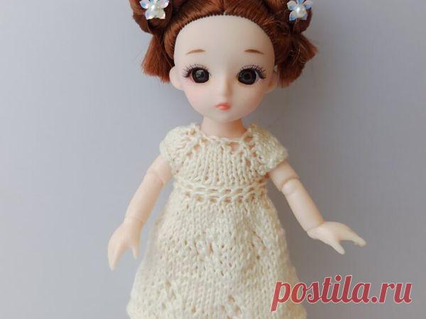 Вяжем платье для Baboliy спицами | Журнал Ярмарки Мастеров