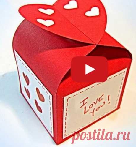 Симпатичная подарочная коробочка (мастер-класс) Симпатичная подарочная коробочка (мастер-класс)